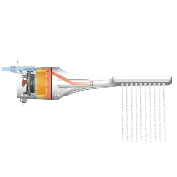 Chuveiro Eletrônico Lorenzetti Loren Shower 220V 6800W Branco - Image 3