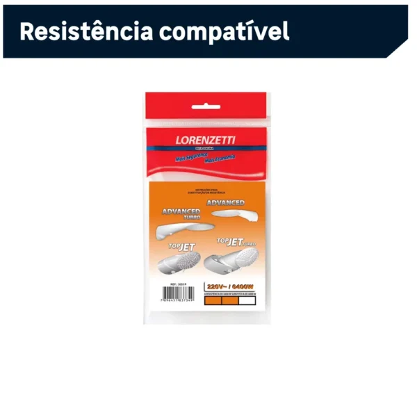 Ducha Elétrica Lorenzetti Multitemperaturas Top Jet 220V 6400W Branco - Image 6