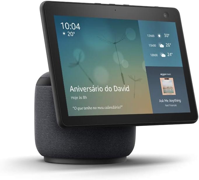 Echo Show 10: Smart Display HD de 10,1" com movimento e Alexa
