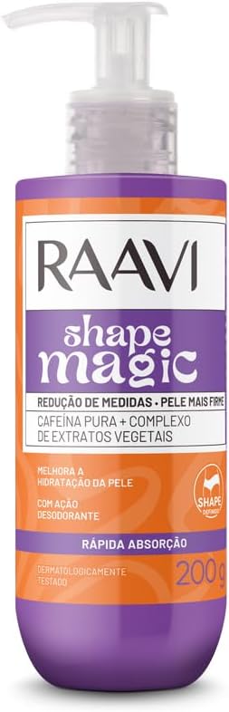 Raavi - Creme Redutor de Medidas Shape Magic 200g