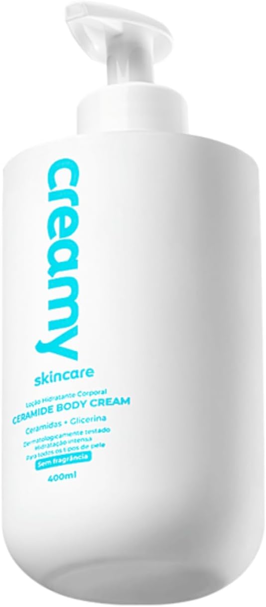 Creamy Ceramide Locao Corporal Hidratante Body Cream 400ml Grande