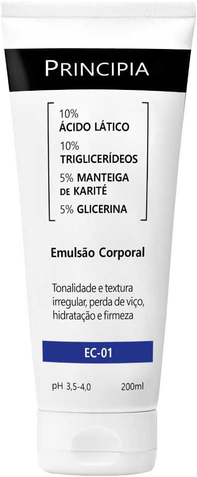 Principia, Emulsão Corporal, 10% Ácido Lático Ec-01 200ml