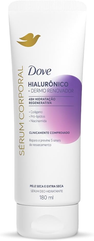 Dove Sérum Hidratante Corporal Hialurônico + Dermo Renovador 180m