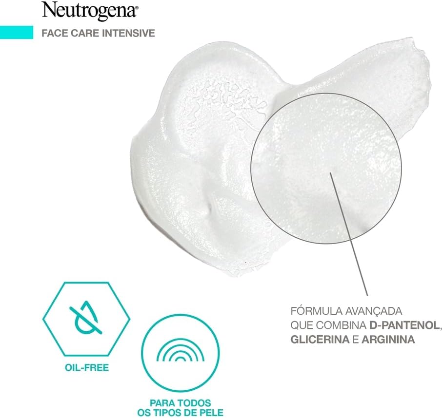 Neutrogena Hidratante Facial Matte 3 em 1 Face Care Intensive, 100g - Image 5
