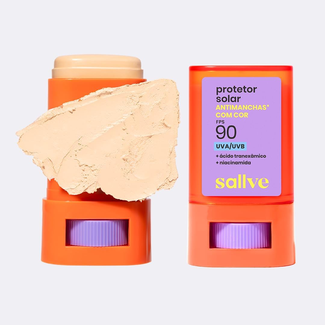 Sallve Protetor Solar Bastão Antimachas FPS 90 com Cor 1-15g - Image 2