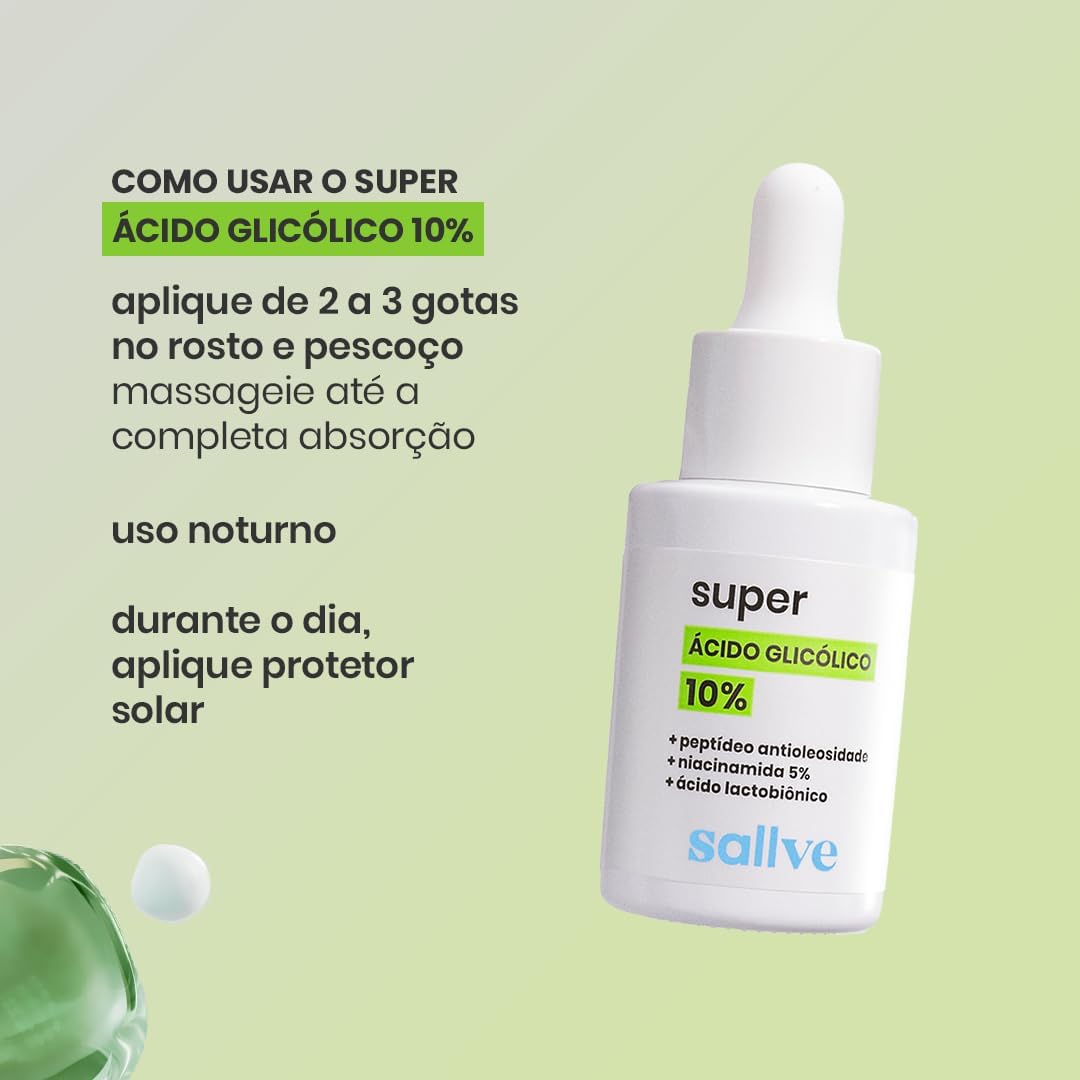 Sallve Super Ácido Glicolico 10% 30ml - Image 6