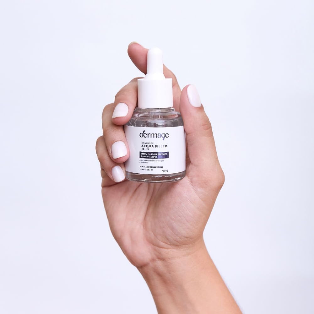 Sérum Fluido Hidratante e Fortalecedor Dermage Hyaluage Acqua Filler B3 + B5 (30ml) - Image 4