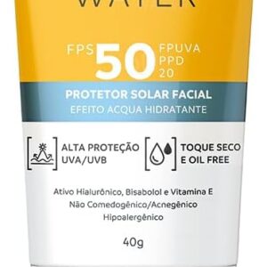 Photoage Water, Protetor Solar Incolor com FPS50 e PPD20, 40g