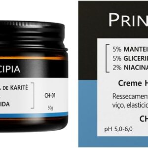 PRINCIPIA, Creme Hidratante Facial 5% Manteiga de Karité + 5% Glicerina + 2% Niacinamida 50g