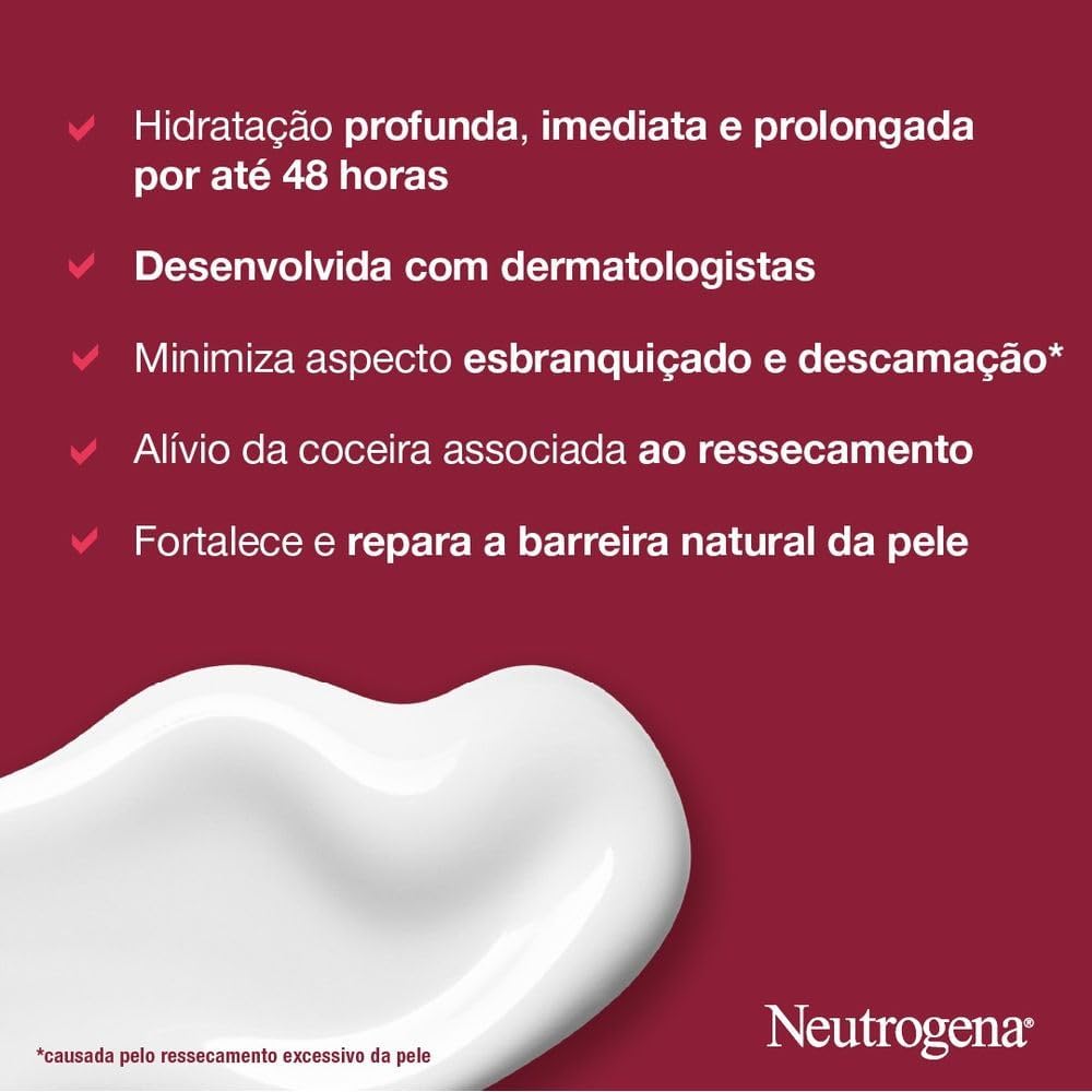Neutrogena Hidratante Corporal Intensivo Norwegian, Sem Fragrância, 400ml - Image 7