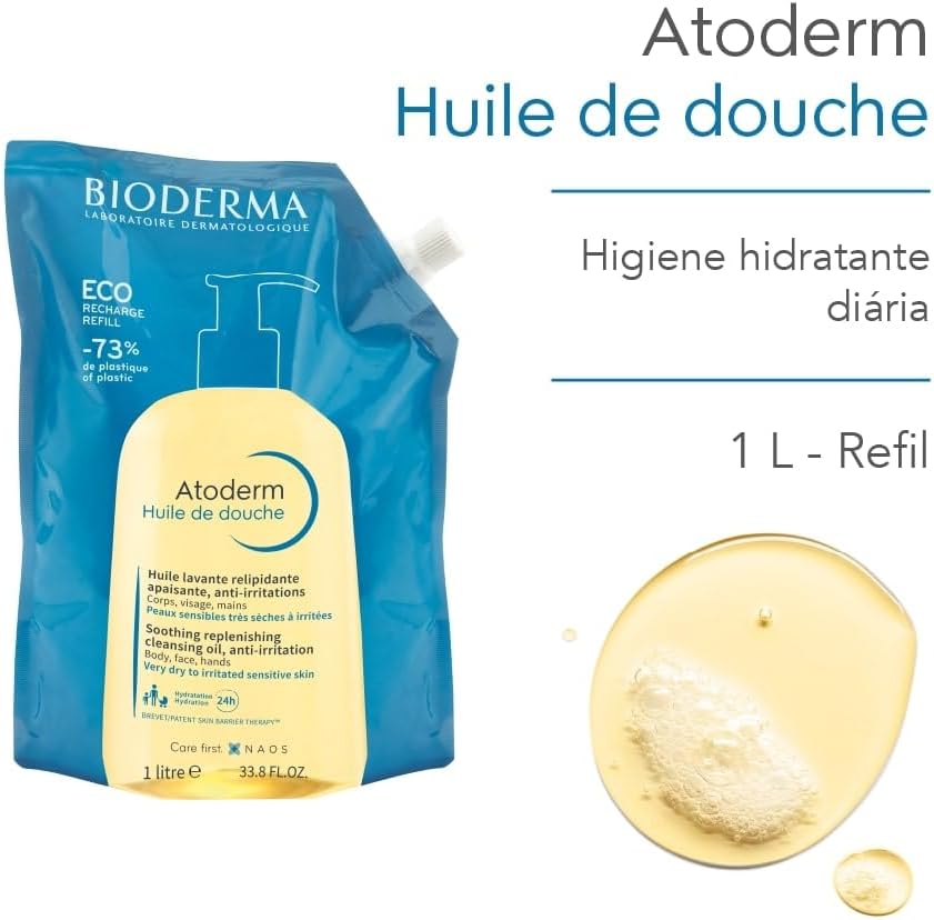 Óleo de Banho Atoderm Refil 1Litro - Bioderma - Image 3