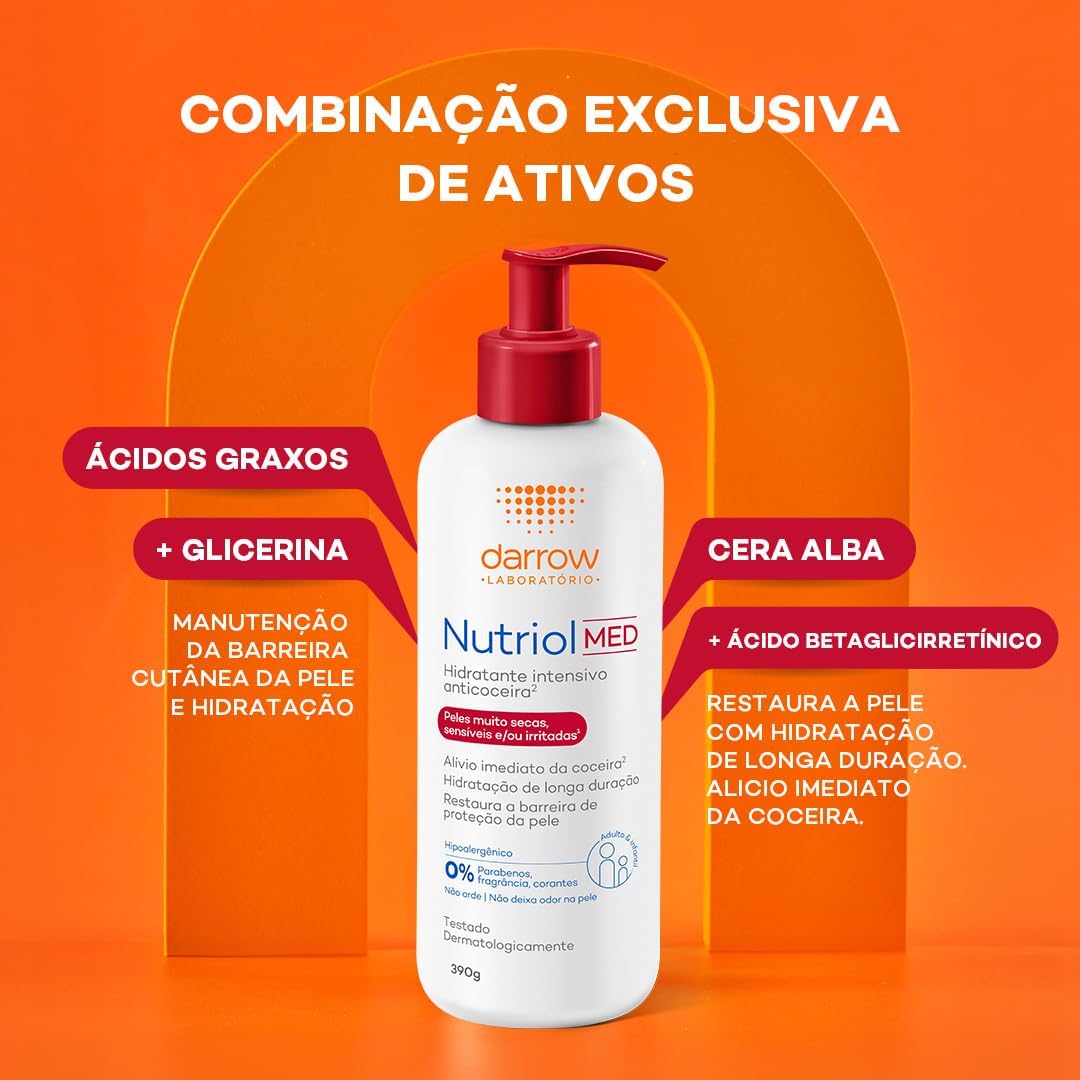Darrow Nutriol Med Loção Hidratante 390g - Image 7