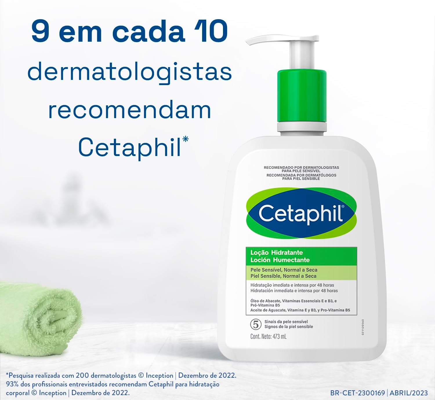 KIT COMPRE GANHE CETAPHIL LOÇÃO HIDRA 473ML + LOÇÃO LIMPEZA 120ML - Image 4