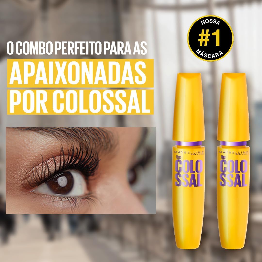 Maybelline NY The Colossal Volum' Express, Máscara de Cílios Lavável 9,2ml - Image 2