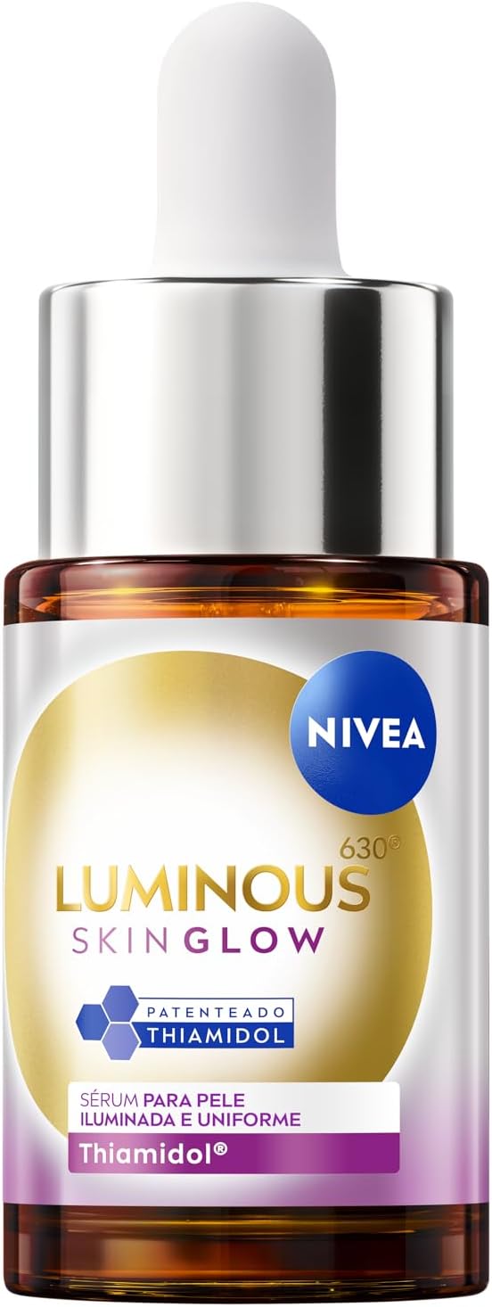 NIVEA LUMINOUS630® Skin Glow Sérum 15 ml - Com Thiamidol, Niacinamida e Aloe Vera