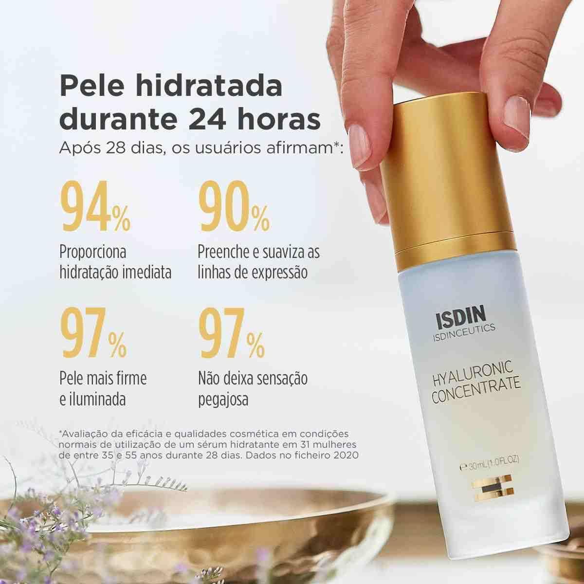 ISDIN Sérum Hidratante Anti-Idade Isdinceutics Hyaluronic Concentrate - 30ml - Image 3