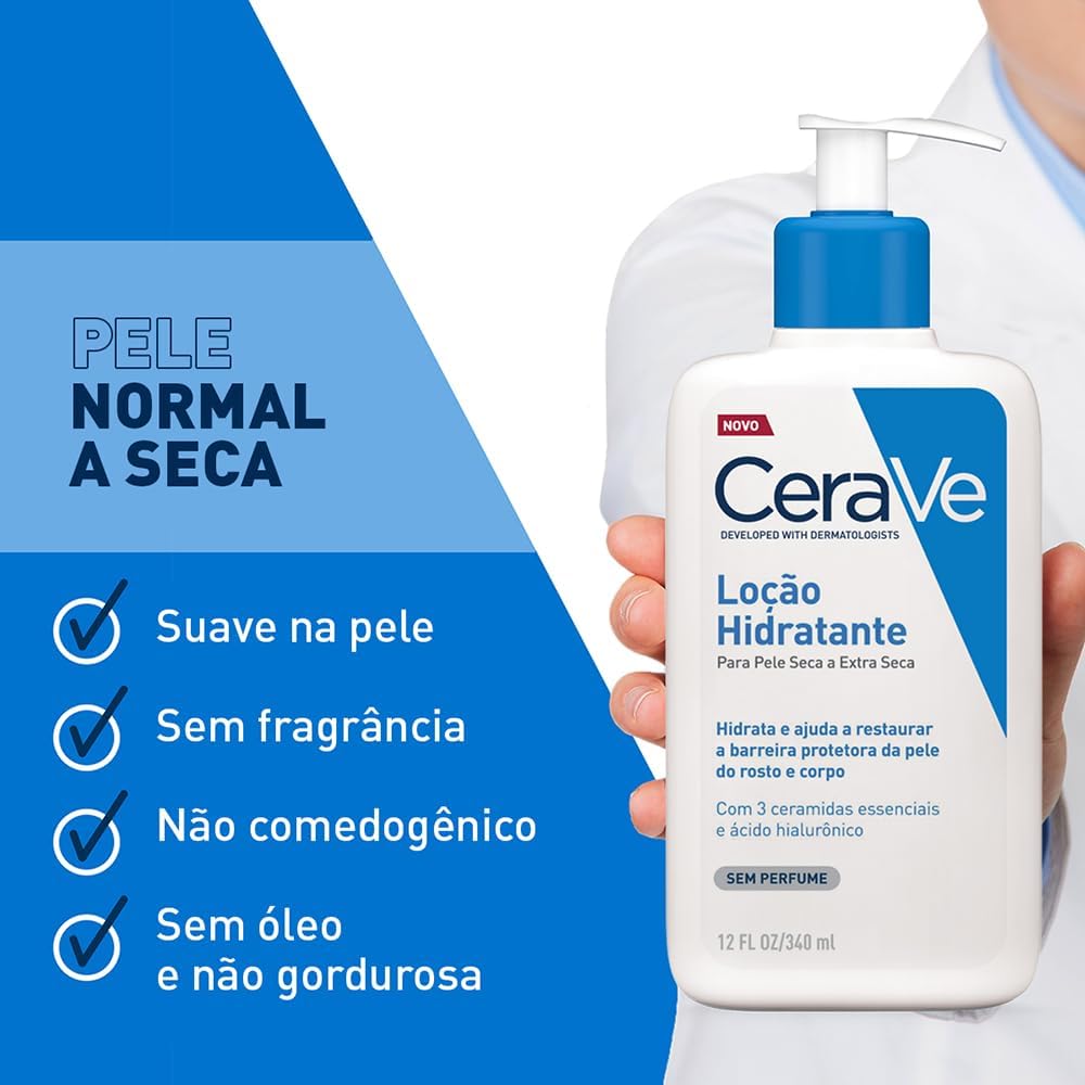 CeraVe, Loção Hidratante Corporal, com textura Fluida e Ácido Hialurônico 237g - Image 20