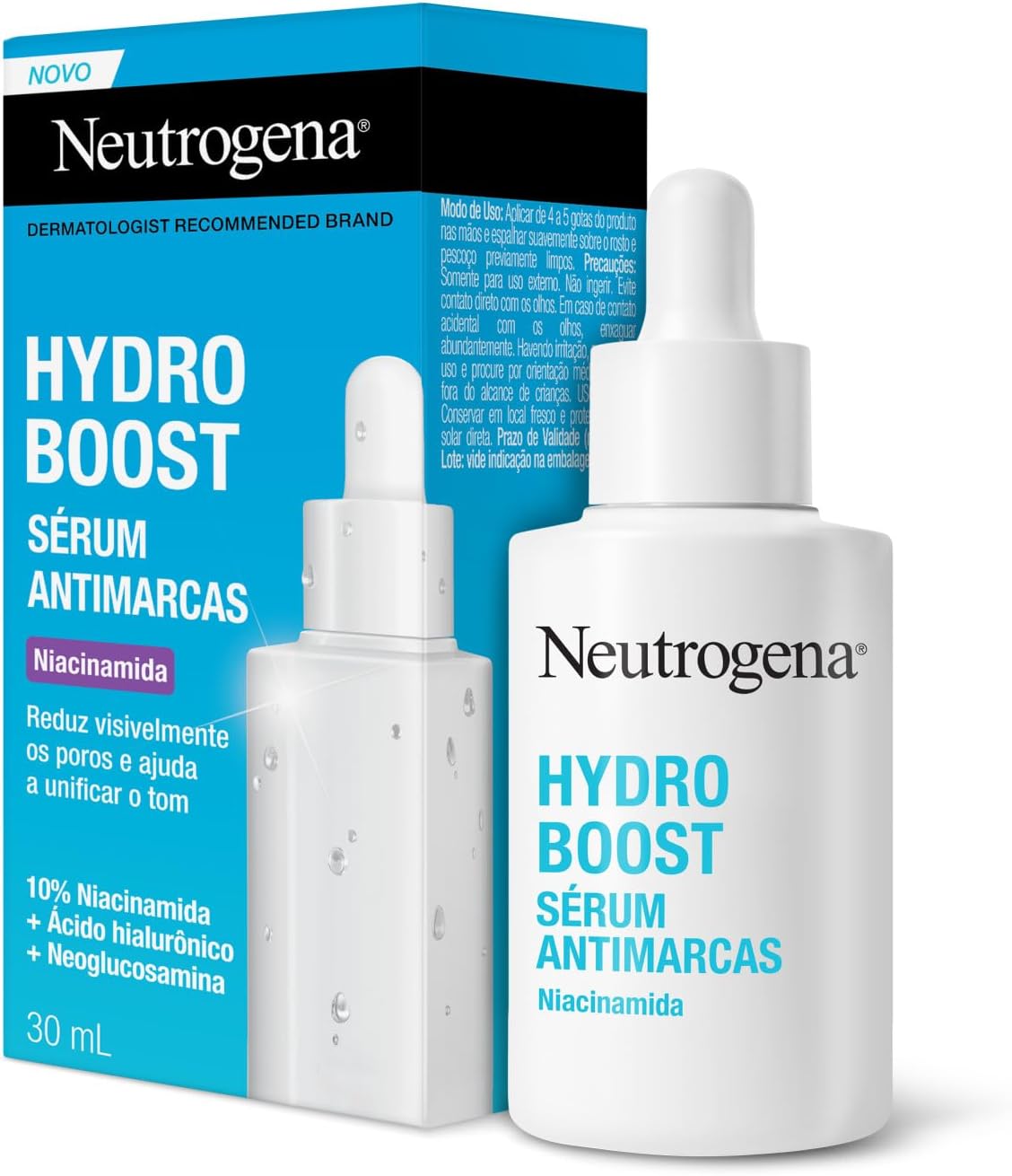 Neutrogena Sérum Facial Antimarcas Hydro Boost, 30ml - Image 3