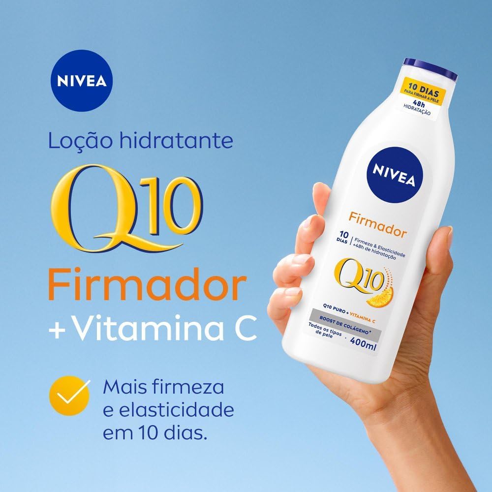 NIVEA Loção Hidratante Firmador Q10 + Vitamina C Todos os Tipos de Pele 400ml - Image 2