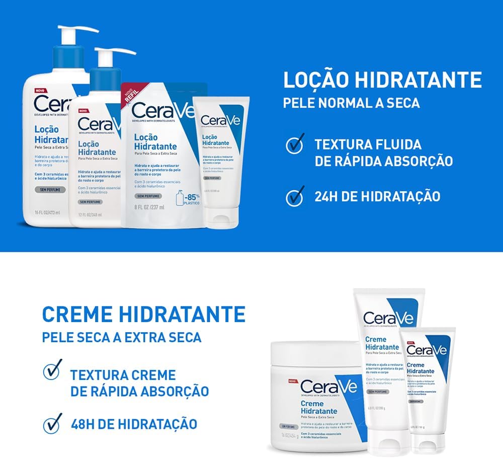 CeraVe, Loção Hidratante Corporal, com textura Fluida e Ácido Hialurônico 200g - Image 22
