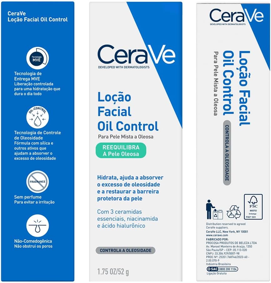 CeraVe Loção Facial Hidratante Oil Control 52g - Image 14