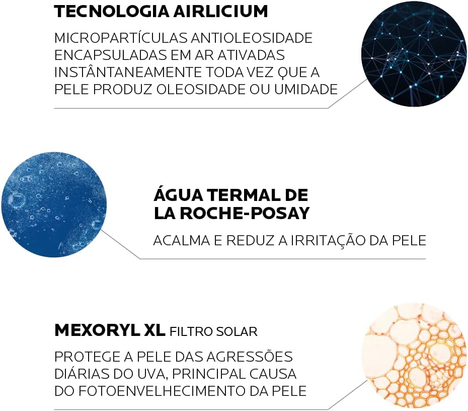 La Roche-Posay, Anthelios Airlicium, Protetor Solar Facial Antioleosidade com cor, 40g - Image 14