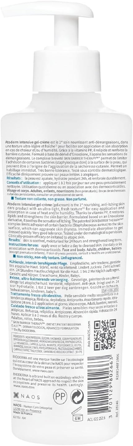 Atoderm Intensive Gel Creme 500Ml, Bioderma - Image 8