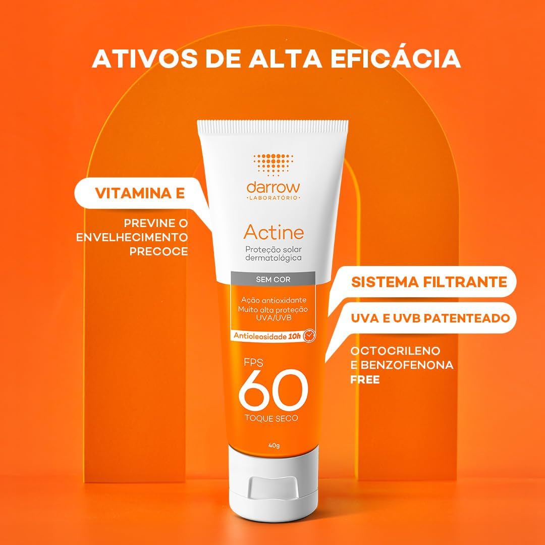 Darrow Actine Protetor Solar Dermatológico FPS 60, 40g - Image 5