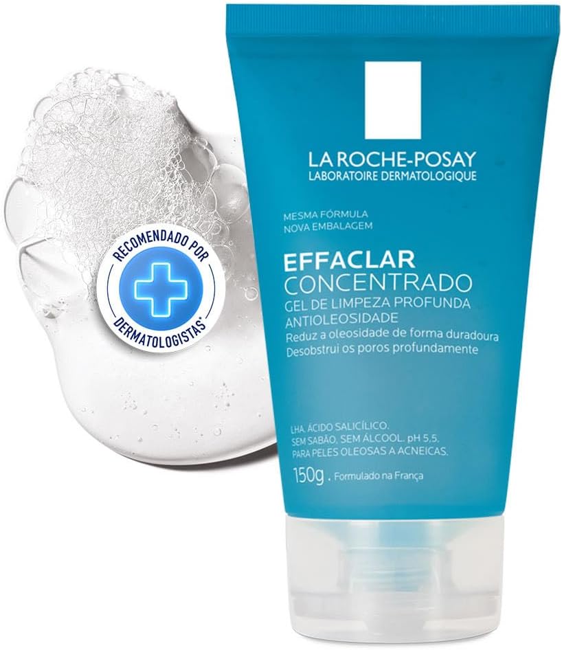 La Roche-posay Effaclar Gel Concentrado. Ácido Salicílico, LHA, PCA de Zinco. 150ml
