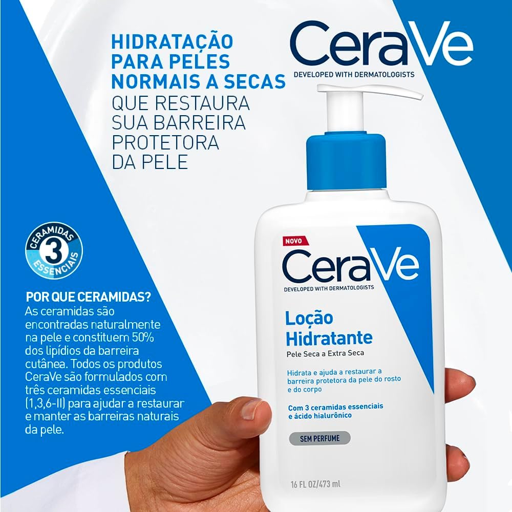 CeraVe, Loção Hidratante Corporal, com textura Fluida e Ácido Hialurônico 237g - Image 30