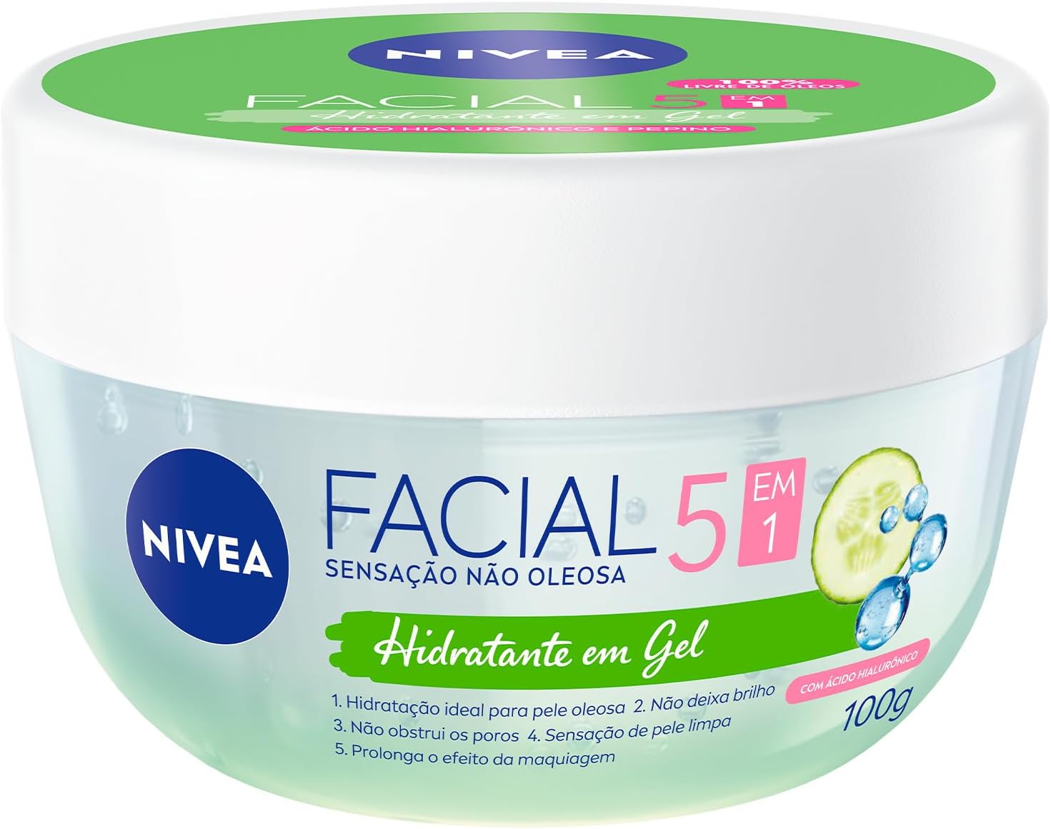 NIVEA Hidratante Facial em Gel Ultraleve 100g