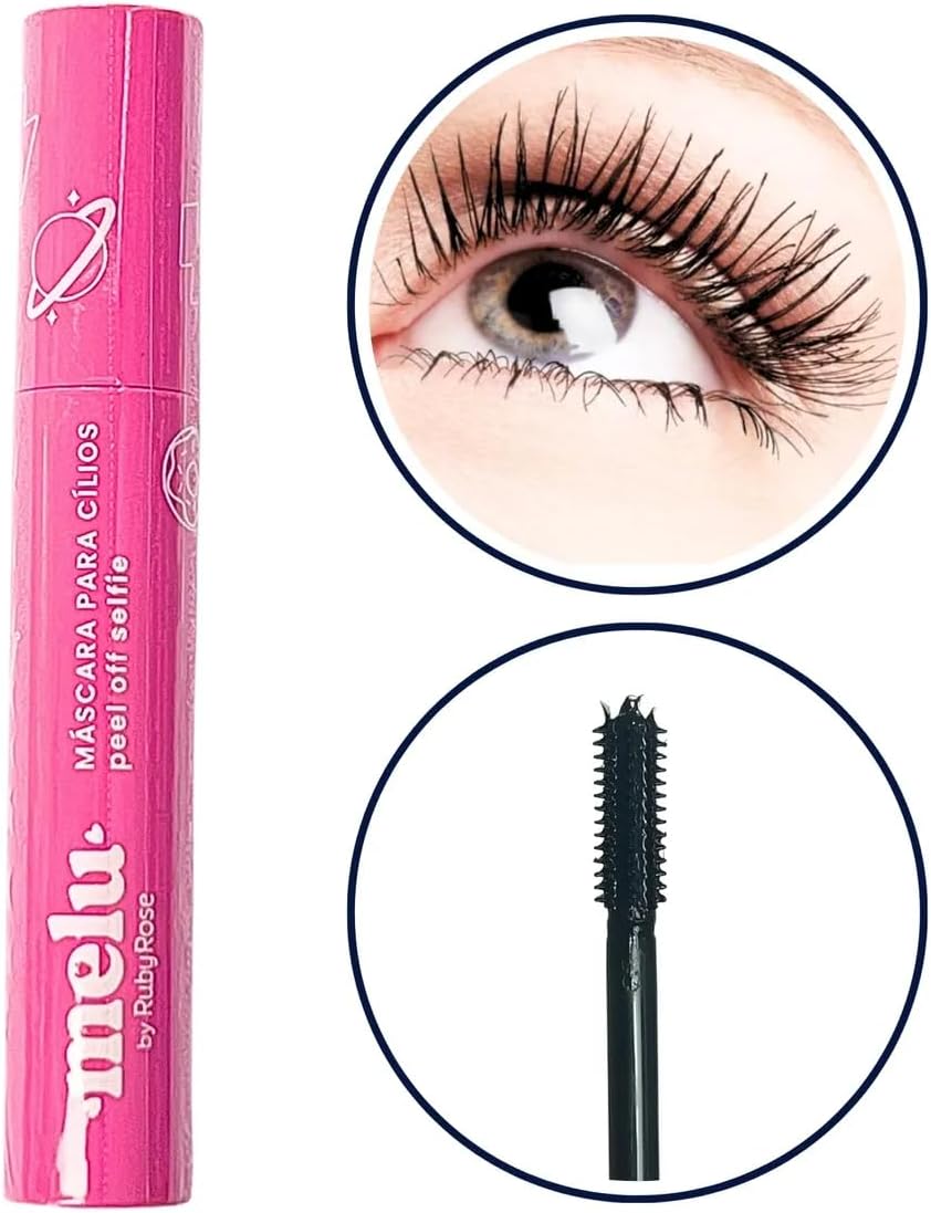 MÁSCARA PARA CÍLIOS PEEL OFF MELU RR515 SELFIE RUBYROSE - Image 4