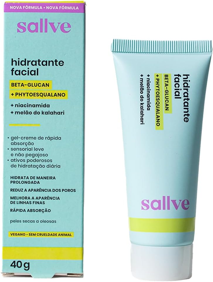 Sallve Hidratante Facial 40G - Beta-Glucan Phytoesqualano - Image 2