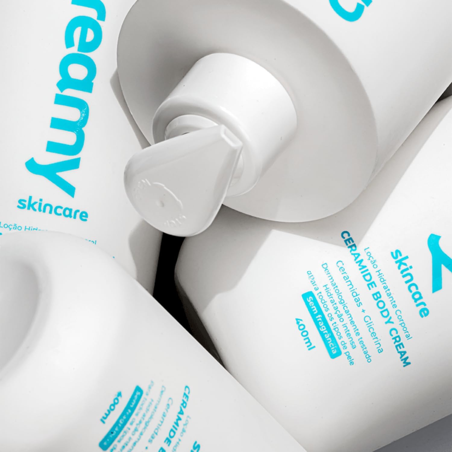 Creamy Ceramide Locao Corporal Hidratante Body Cream 400ml Grande - Image 2