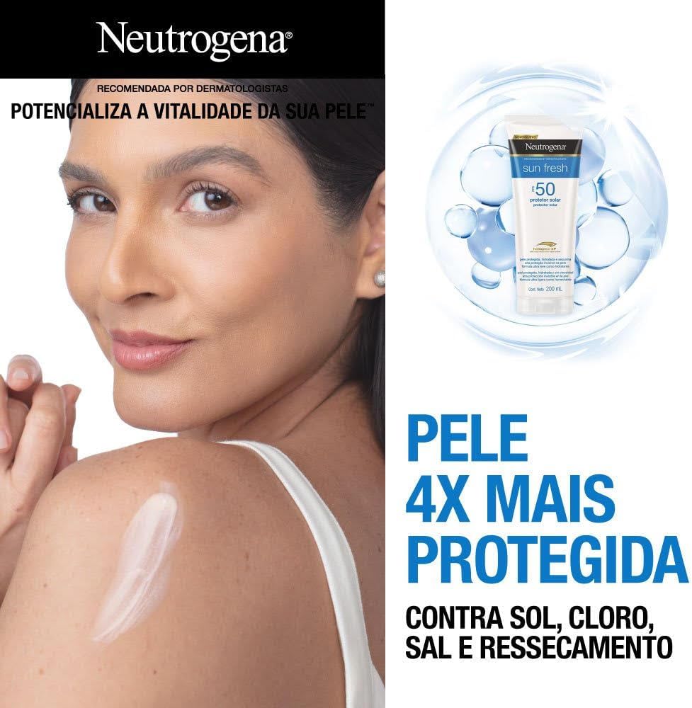 Neutrogena Sun Fresh Protetor Solar Corporal FPS 50, 120ml - Image 8