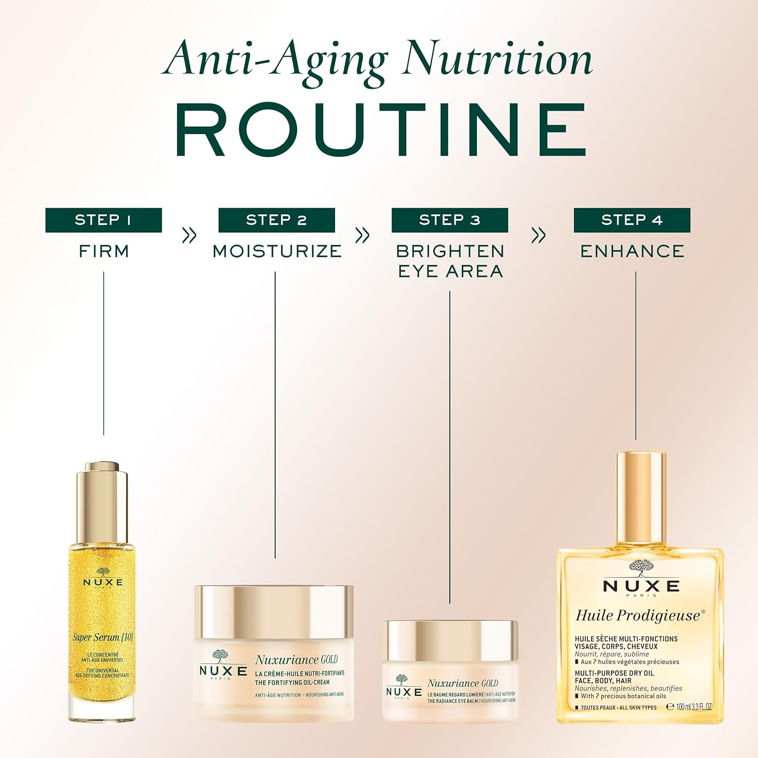 Nuxe - Creme de óleo dourado Nuxuriance 50 ml - Image 6