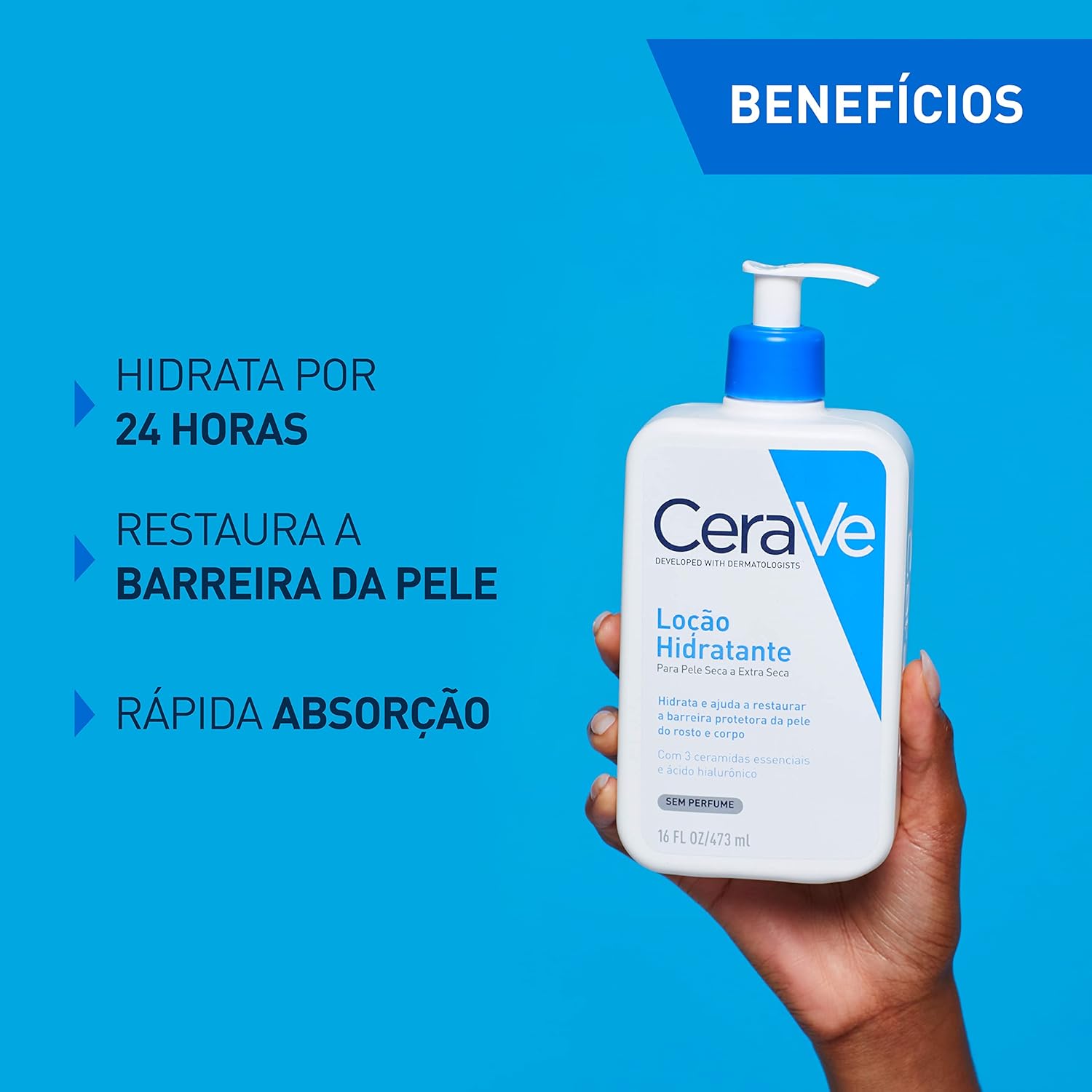 CeraVe, Loção Hidratante Corporal, com textura Fluida e Ácido Hialurônico 200g - Image 13