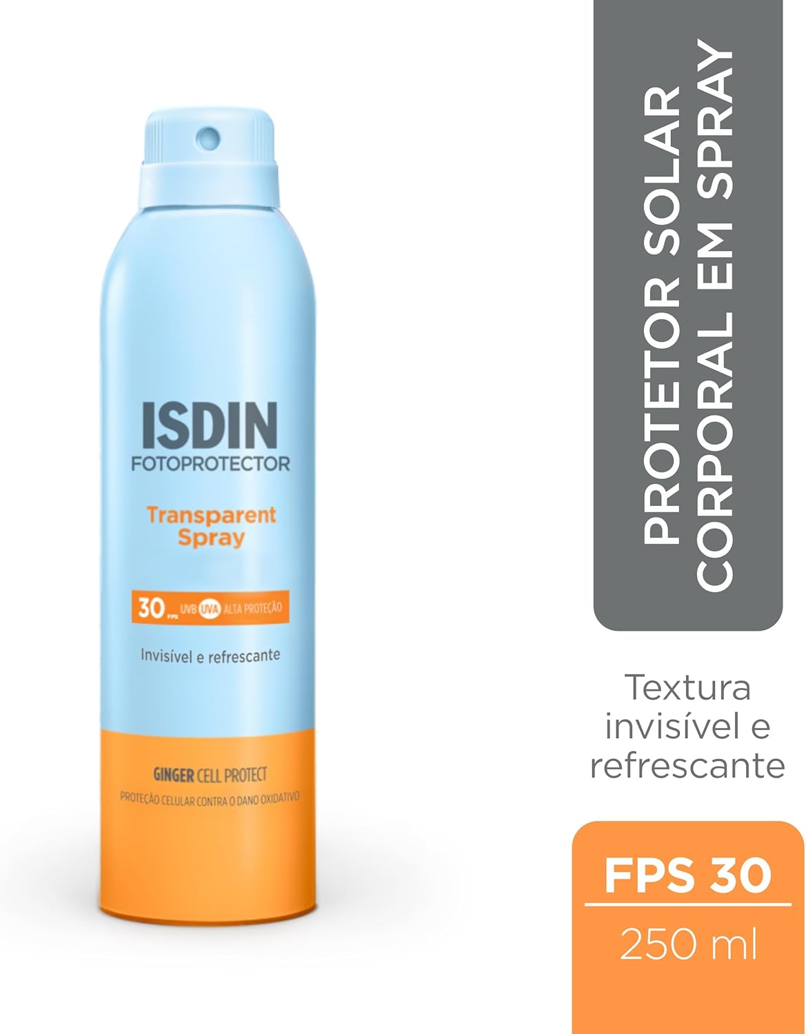 ISDIN Protetor Solar Corporal Transparent Spray FPS 30-250ml - Image 2