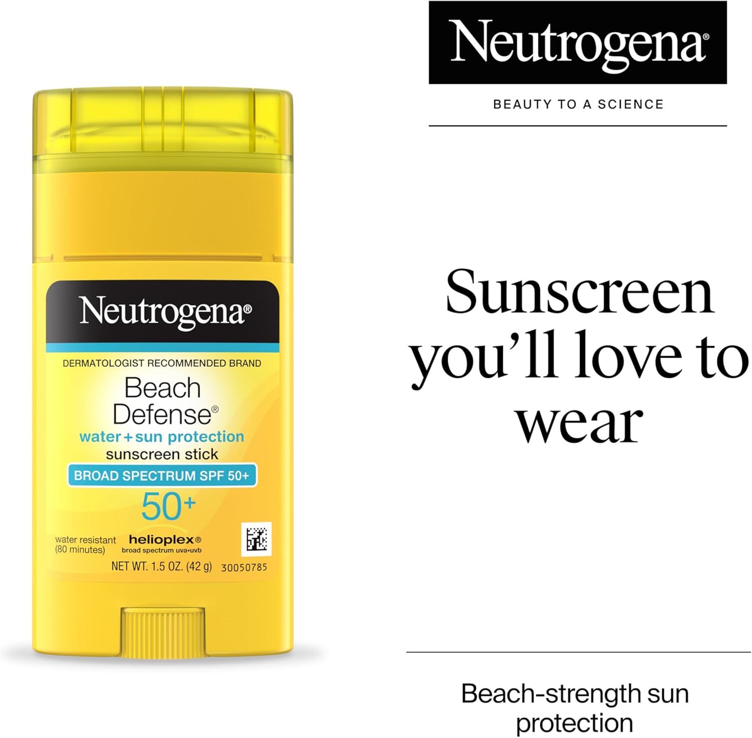 Protetor Solar Neutrogena Beach Defense Bastão FPS 50+ UVA e UVB 42g - Image 2