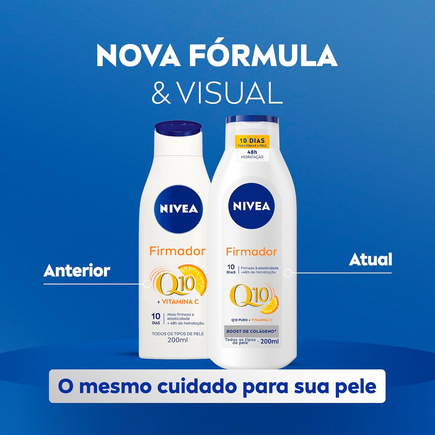 NIVEA Loção Hidratante Firmador Q10 + Vitamina C Todos os Tipos de Pele 200ml - Image 4