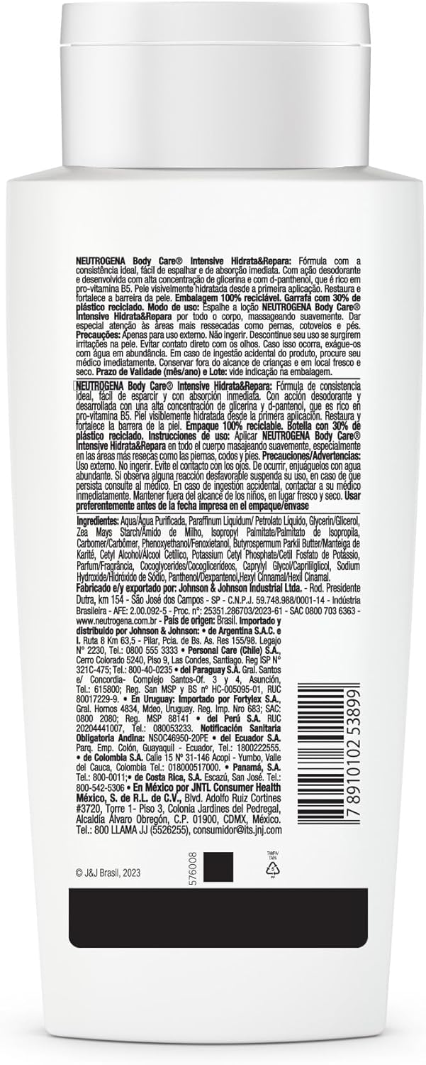 Neutrogena Hidratante Corporal Body Care Hidrata&Repara, 200/400ml - Image 2