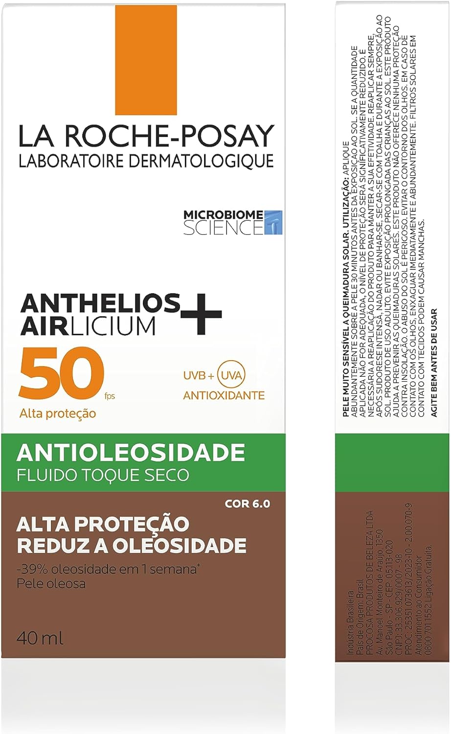 La Roche-Posay, Anthelios Airlicium, Protetor Solar Facial Antioleosidade com cor, 40g - Image 28