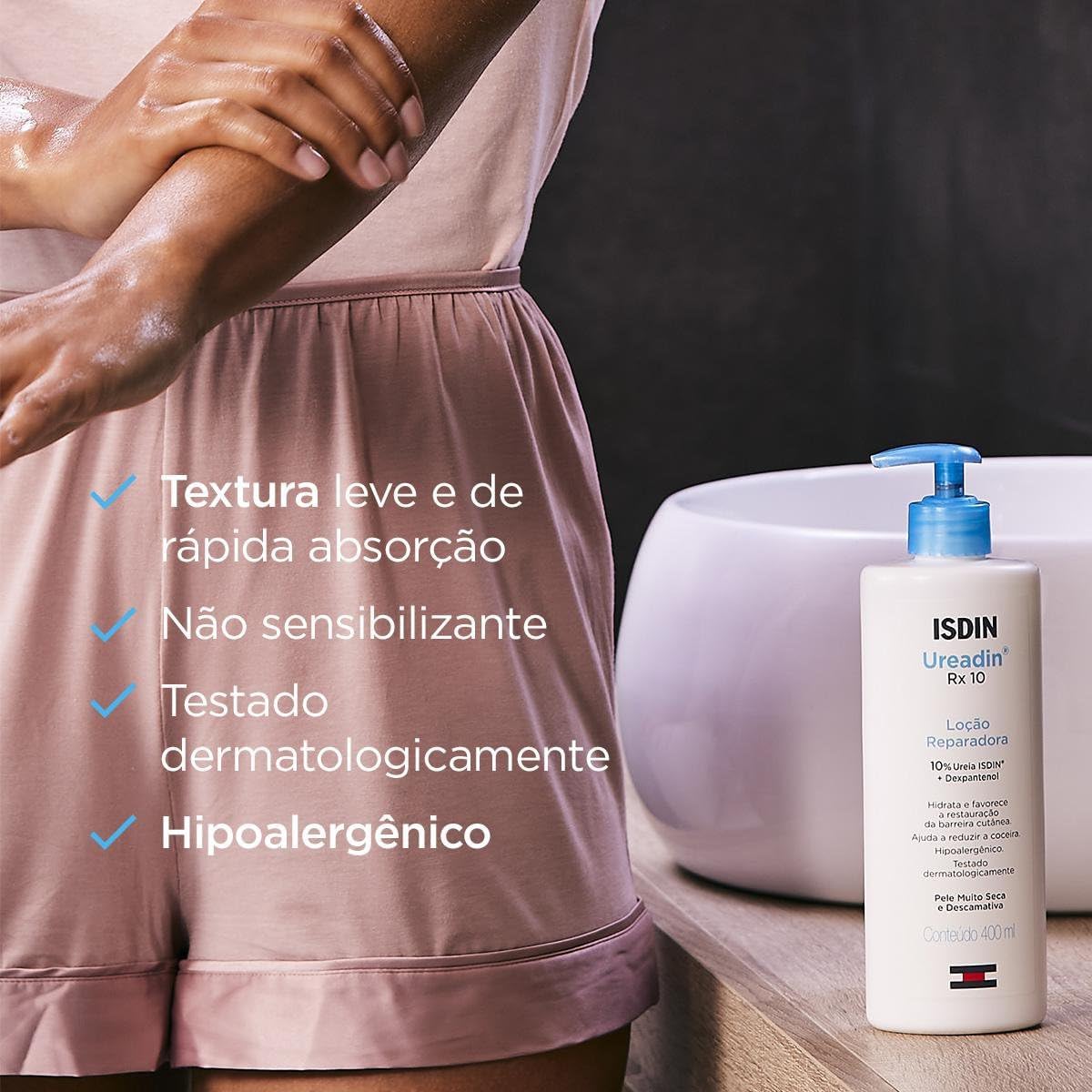 ISDIN Loção Hidratante Corporal para Pele Muito Seca Ureadin Rx10-400ml - Image 5