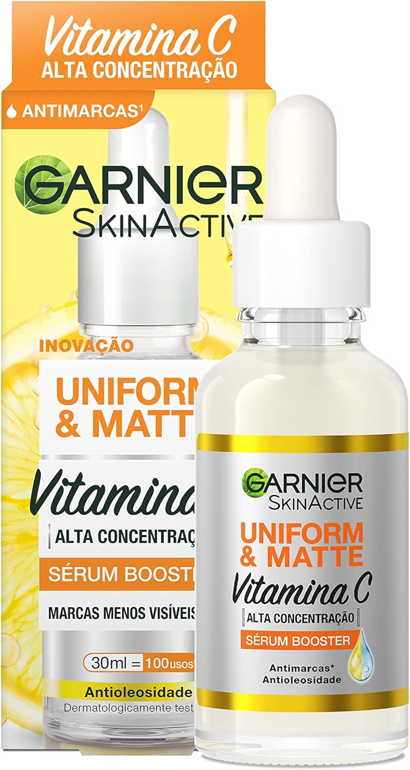 Garnier Sérum Facial Antimarcas Vitamina C, Niacinamida e Ácido Salicílico 30ml