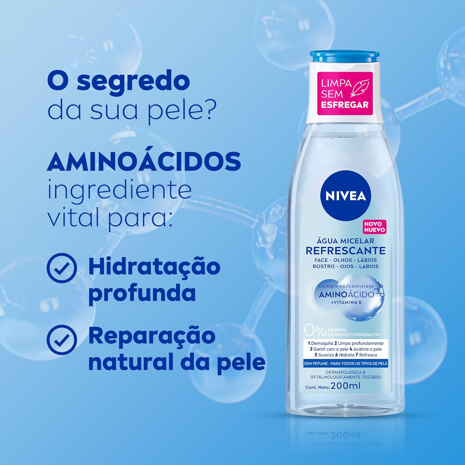 NIVEA Água Micelar Solução de Limpeza 7 em 1 200ml - Image 2