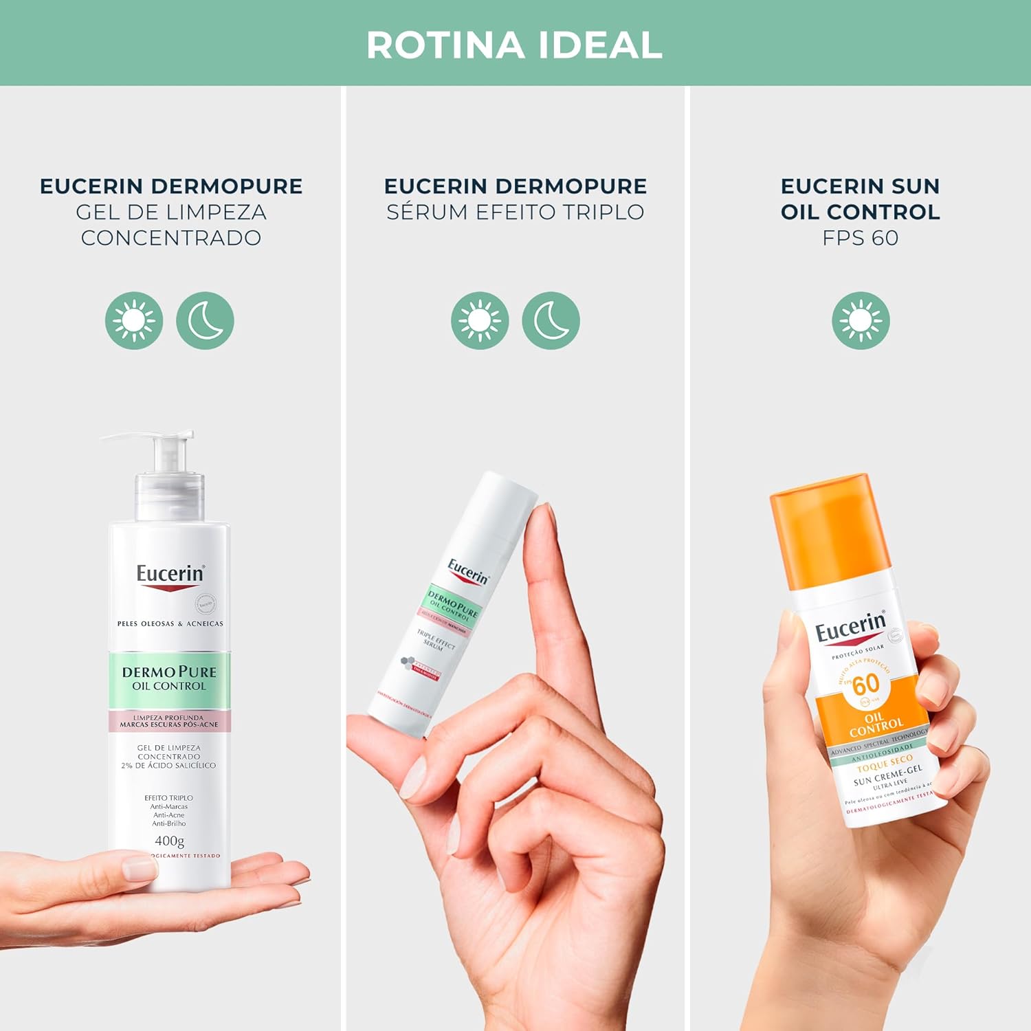 EUCERIN Gel de Limpeza Facial AntiAcne DermoPure Concentrado 400ml - Image 8