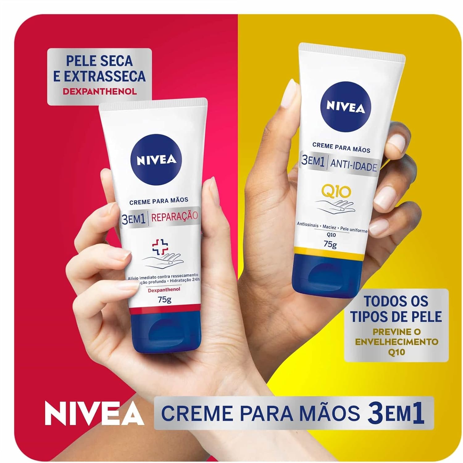NIVEA Creme para Mãos Reparação com Dexpanthenol 75g - Image 8