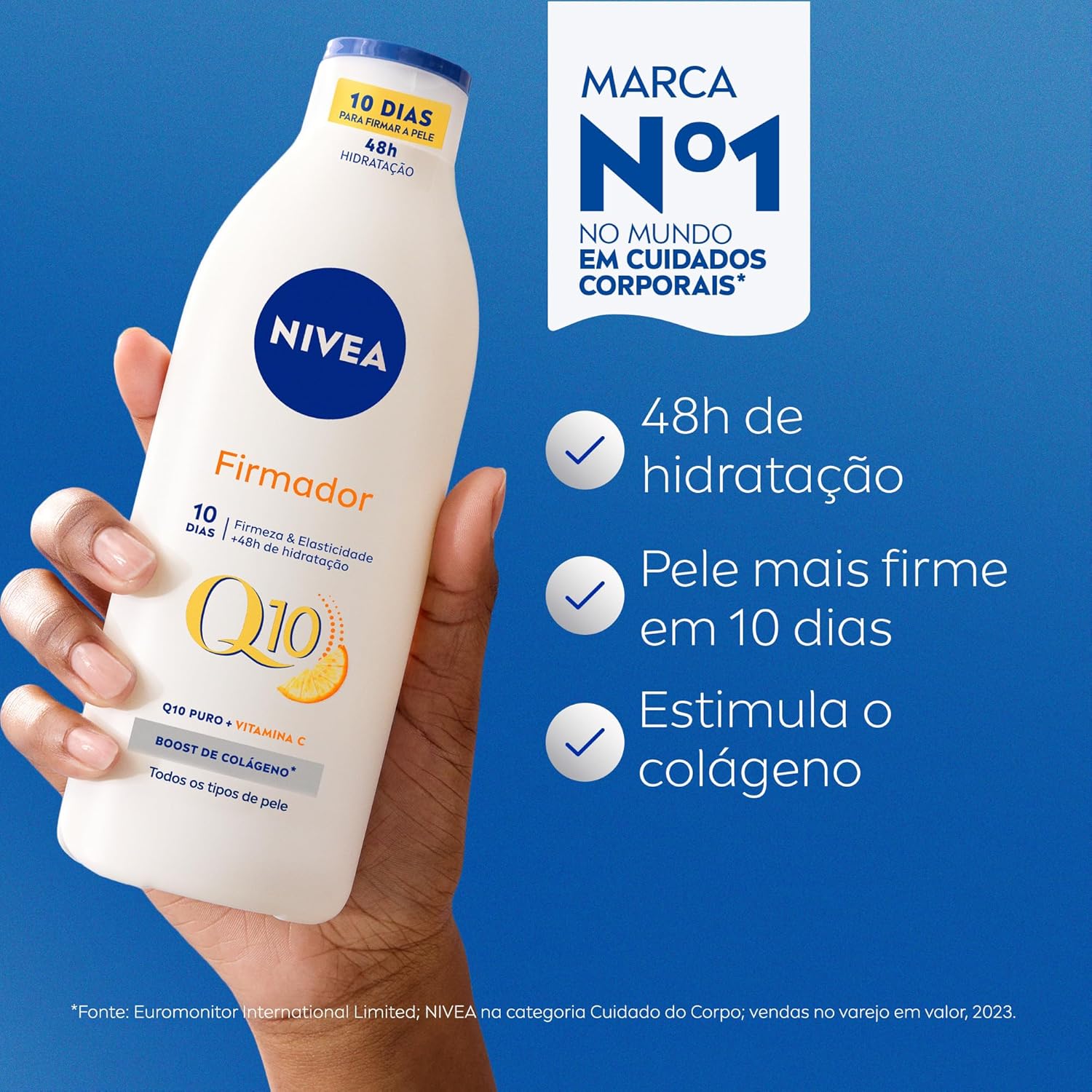 NIVEA Loção Hidratante Firmador Q10 + Vitamina C Todos os Tipos de Pele 400ml - Image 5
