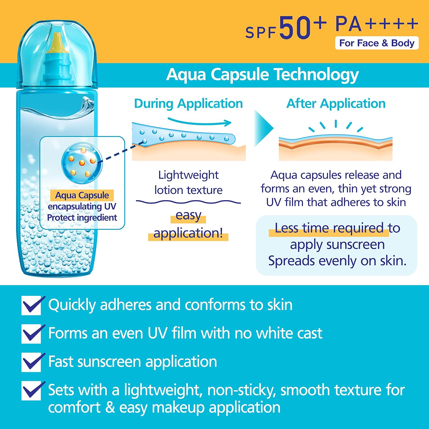 Protetor Solar Facial Bioré Uv Aqua Rich Protect Lotion Fps 50 70 ml - Image 4