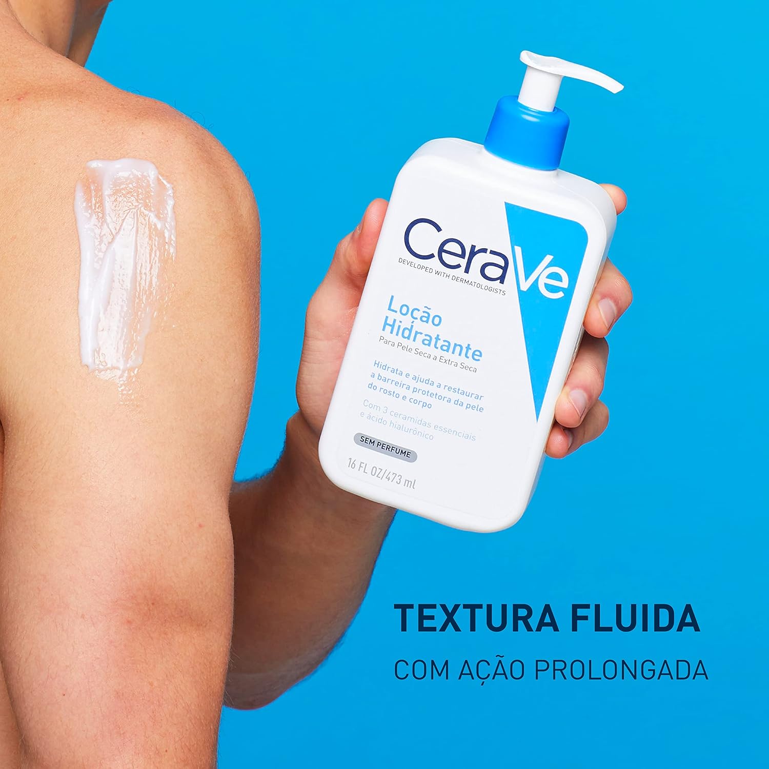 CeraVe, Loção Hidratante Corporal, com textura Fluida e Ácido Hialurônico 237g - Image 12